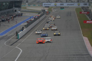 Super GT Malaysia 2013 GT300 Start