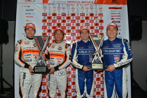 Super GT Malaysia 2013 Winners OliveiraMatsudaKobayashiTakagi