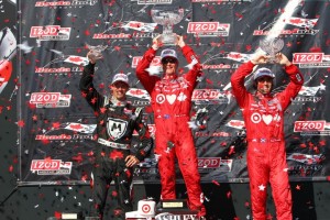Podium Rennen 1 (c) Chris Jones/IndyCar Media