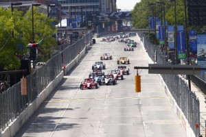 "geordneter" Rennstart (C) IndyCar Media/Bret Kelley