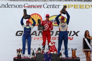 Podium Rennen 1 (C) IndyCar Media/Chris Jones