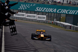 Super Formula Suzuka 2014 Loic Duval Victory