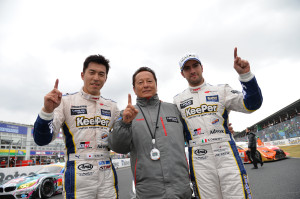 Super GT Okayama 2014 Daisuke Ito Andrea Caldarelli