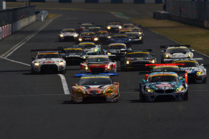 Super GT Okayama 2014 GT300 Start