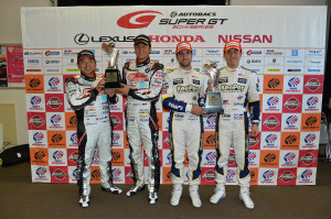 Super GT Okayama 2014 GT500 and GT300 Winners