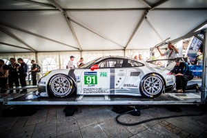 Scrutineering -  The #91 LMGTE PRO Porsche Team Manthey (DEU) Porsche 911 RSR