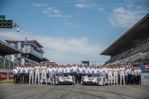 Porsche Team Photo