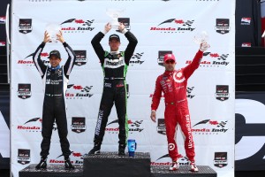 Podium Race 1 (c) Chris Jones/IndyCar Media
