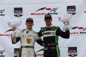 Mike Conway und Sebastien Bourdais (c) Chris Jones/IndyCar Media