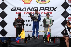 kolumbianisches Podium (c) Chris Jones/IndyCar Media