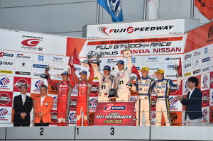 Super GT Fuji 2014 GT500 Podium