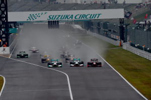 Super Formula Suzuka 2014 Race 1 Start