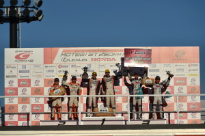 Super GT Motegi 2014 GT300 Podium