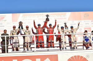 Super GT Motegi 2014 GT500 Podium