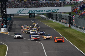 Super GT Suzuka 2014 GT300 Start