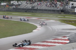 Feuchte Stelle in Kurve 13 (c) Chris Owens/IndyCar Media