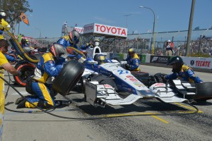 Marco Andretti beim Boxenstopp (c) Chris Owens/IndyCar Media