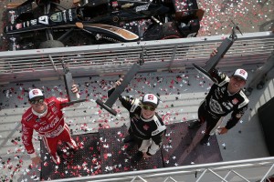 Podium GP of Alabama (c) Joe Skibinski/IndyCar Media