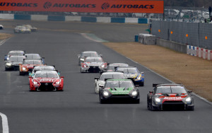 Super GT Okayama Test Start 2015