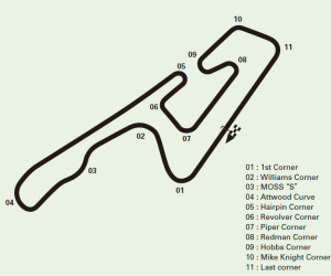 Okayama Track Map