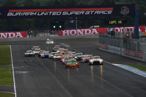 Super GT Buriram Thailand 2014 GT300 Start