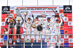 Super GT Thailand 2015 GT300 Podium