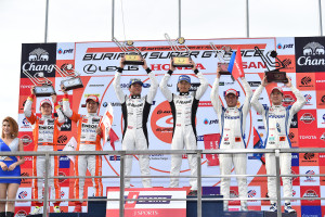 Super GT Thailand 2015 GT500 Podium