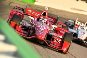 Scott Dixon noch vor Helio Castroneves (c) Chris Owens/IndyCar Media