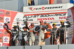 Super GT Fuji 2015 GT300 Podium