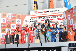Super GT Fuji 2015 GT500 Podium