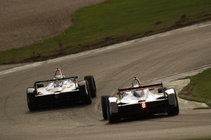FIA Formula E Test Day, Donington Park, UK.<br /> Tuesday 25 August 2015.<br /> Stephane Sarrazin (FRA), Venturi VM200-FE-01 & Jean-Eric Vergne (FRA), DS Virgin Racing DSV-01<br /> Photo: Sam Bloxham/FIA Formula E/LAT<br /> ref: Digital Image _G7C7987 FIA Formula E Test Day, Donington Park, UK. Tuesday 25 August 2015. Stephane Sarrazin (FRA), Venturi VM200-FE-01 & Jean-Eric Vergne (FRA), DS Virgin Racing DSV-01 Photo: Sam Bloxham/FIA Formula E/LAT ref: Digital Image _G7C7987