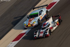 Car #7 / AUDI SPORT TEAM JOEST (DEU) / Audi R18 e-tron quattro Hybrid / Marcel Fassler (CHE) / Andre Lotterer (DEU) / Benoit Treluyer (FRA)- 6 Hours of Bahrain at Bahrain International Circuit - Sakhir - Bahrain