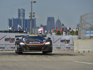 Detroit, MI - May 30, 2015:  Pirelli World Challenge teams take to the track on Pirelli tires for a practice session for the Pirelli World Challenge at Belle Isle in Detroit, MI.