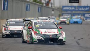 18 MONTEIRO Tiago (por) Honda Civic team Honda racing Jas action during the 2016 FIA WTCC World Touring Car Race of Morocco at Marrakech, from May 6 to 8 2016 - Photo Francois Flamand / DPPI