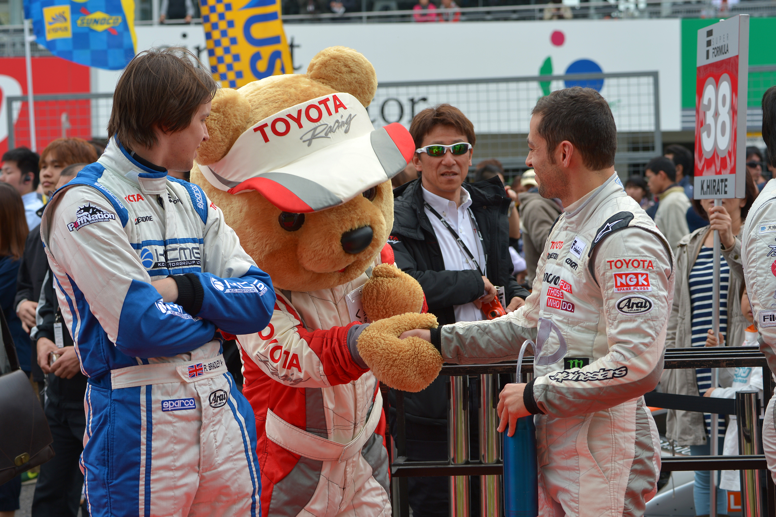 Super Formula Suzuka 2013 Joao Paulo de Oliviera and Richard Bradley