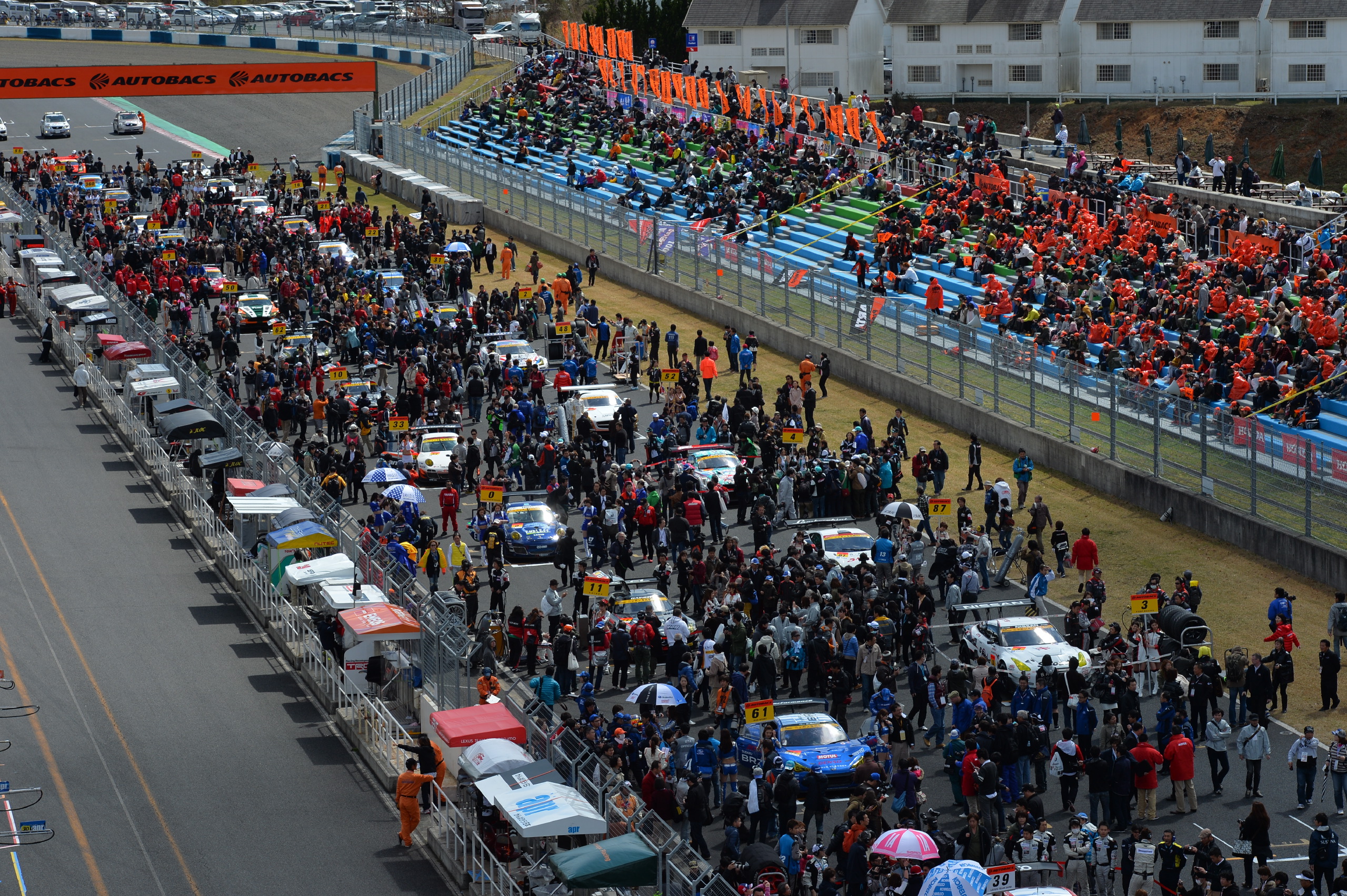 Super GT Okayama 2013 Starting Grid 2