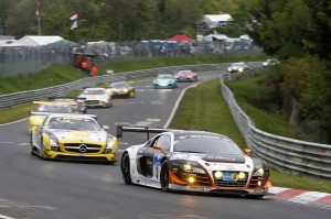 Frank Biela / Christer Joens / Luca Ludwig / Roman Rusinov (G-Drive Racing by Phoenix, Audi R8 LMS ultra, Startnummer 3), 41. ADAC Zurich 24h-