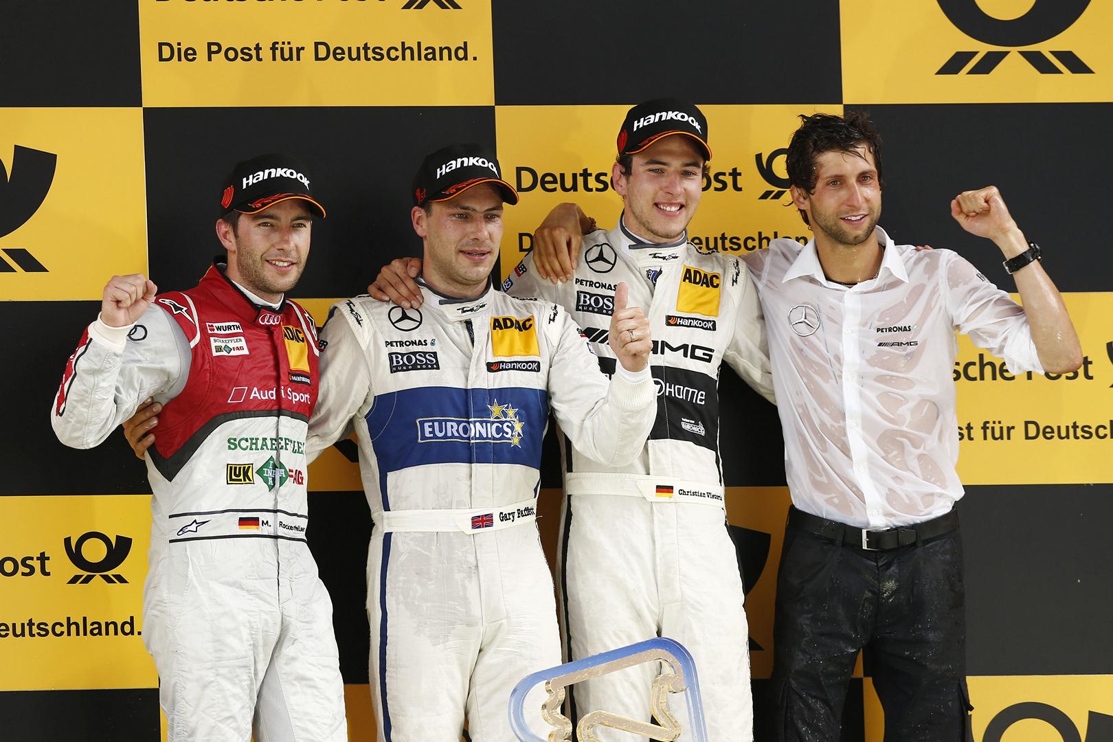 DTM_Lausitzring_2013_00006 Mike Rockenfeller Christian Vietoris