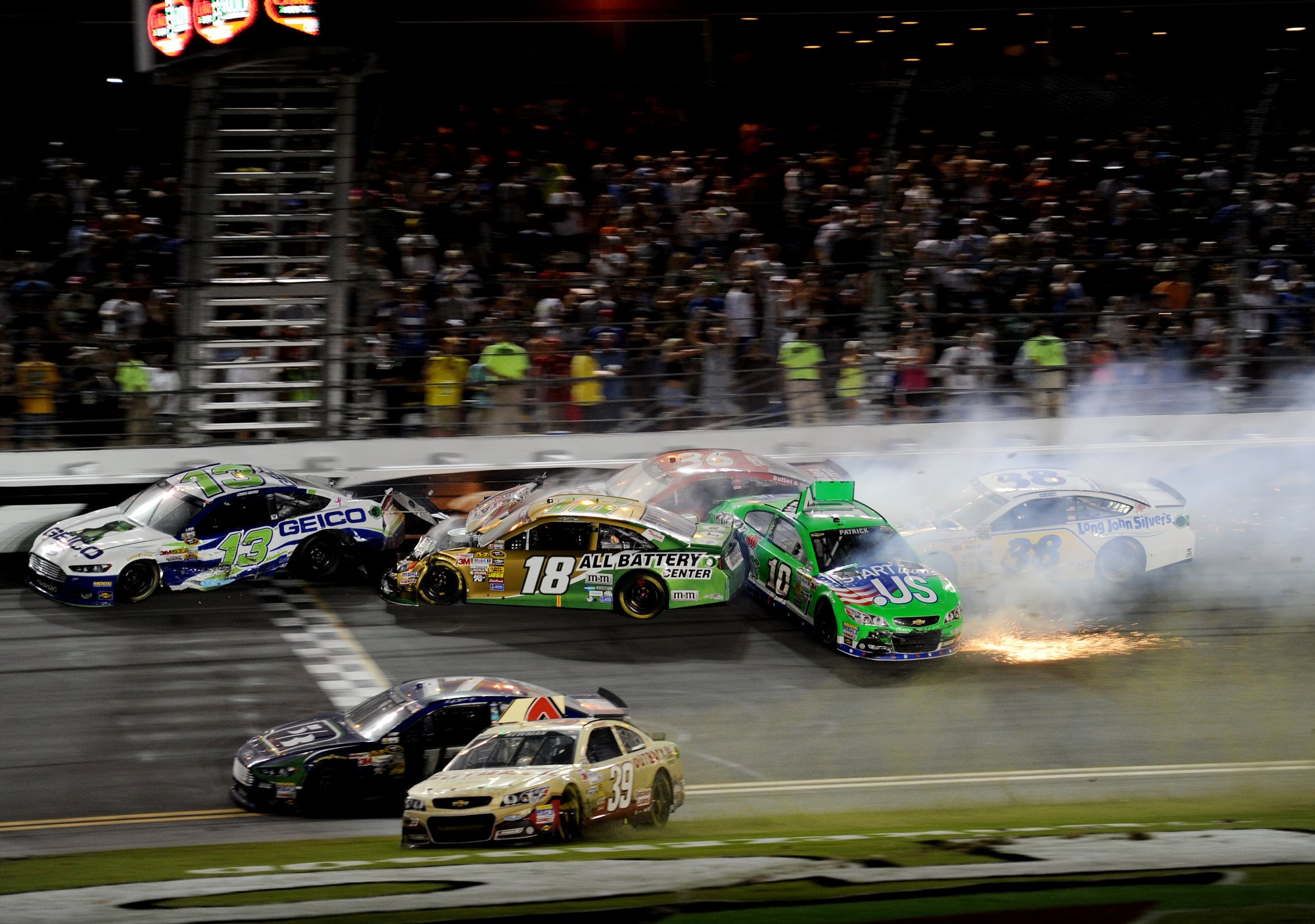 Casey_Mears_Danica_Patrick_Wreck_Daytona_NSCS_070613
