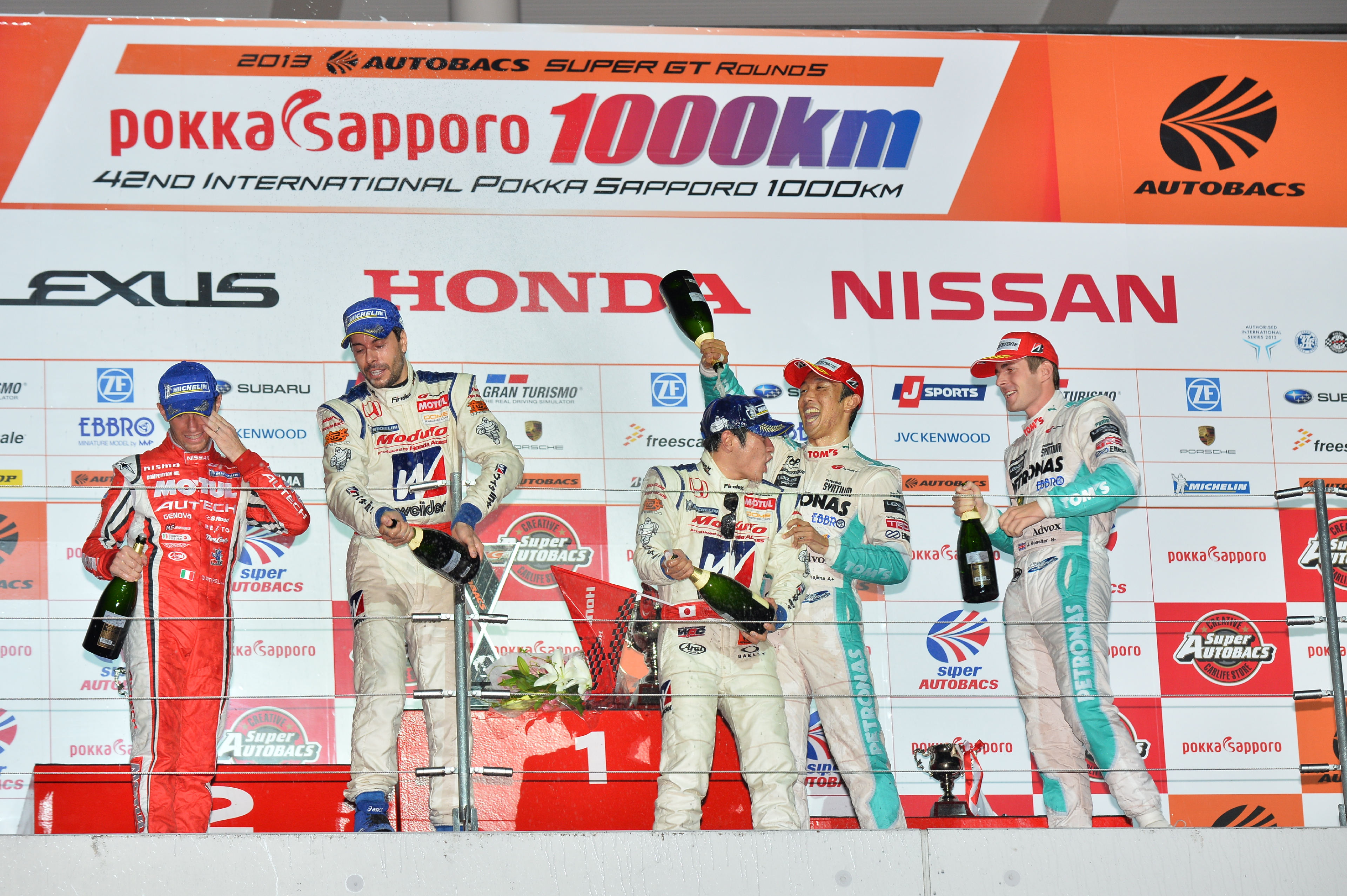 Super GT Suzuka 2013 GT500 Podium 2