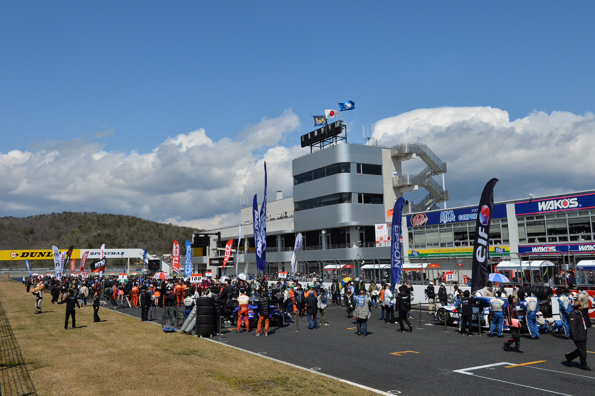Super GT Okayama 2014 Grid