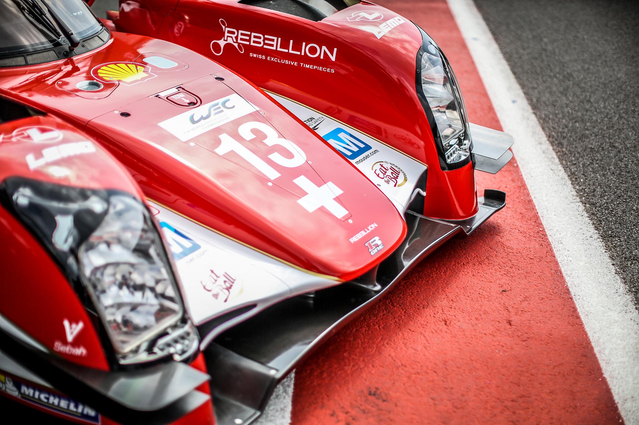 Dominik Kraihamer (AUT) / Andrea Belicchi (ITA) / Fabio Leimer (CHE) driving the #13 LMP1 Rebellion Racing (CHE) Rebellion Toyota R-One