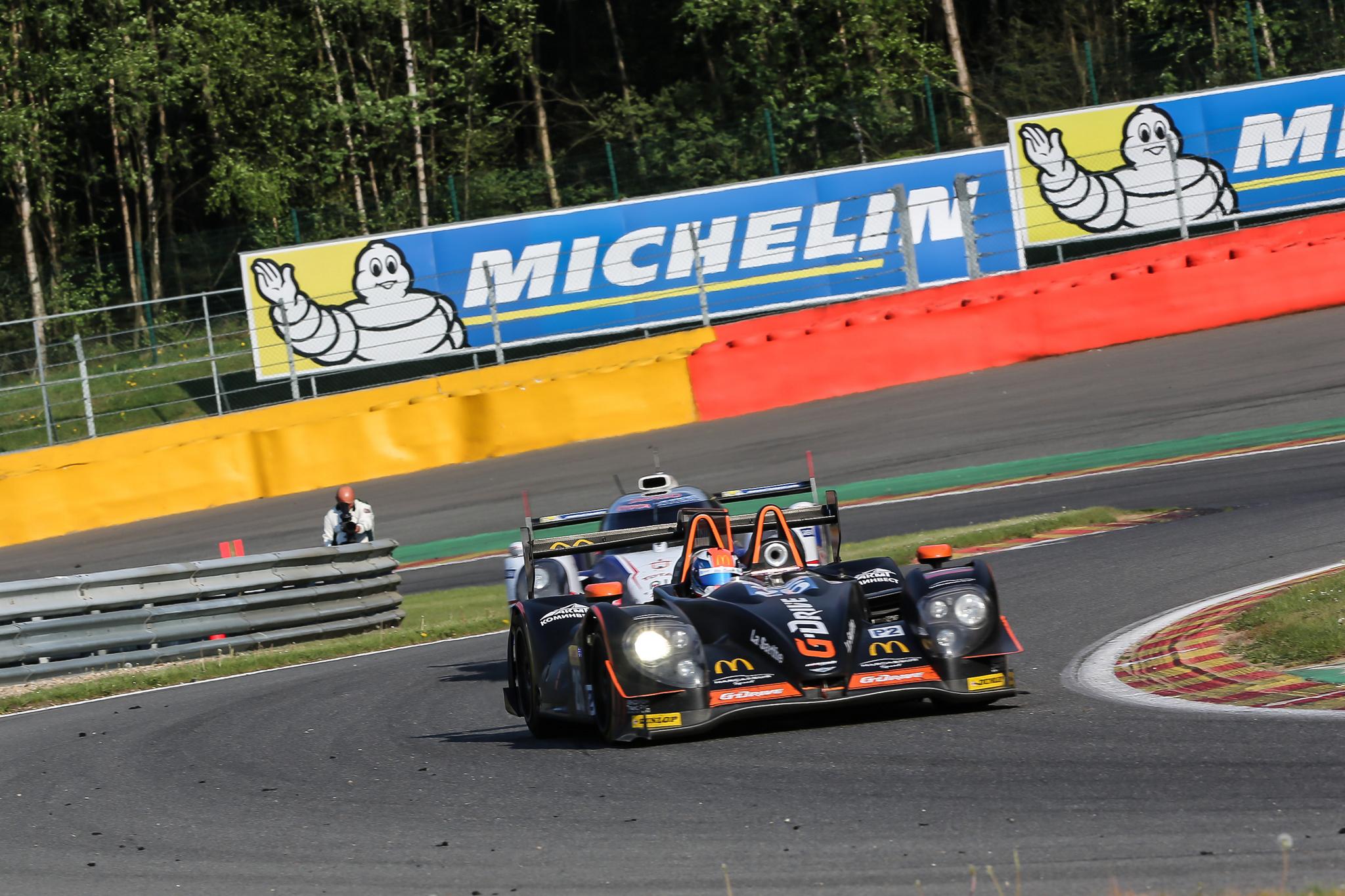 Roman Rusinov (RUS) / Olivier Pla (FRA) / Julien Canal (FRA) driving the #26 LMP2 G-Drive Racing (RUS) Morgan-Nissan
