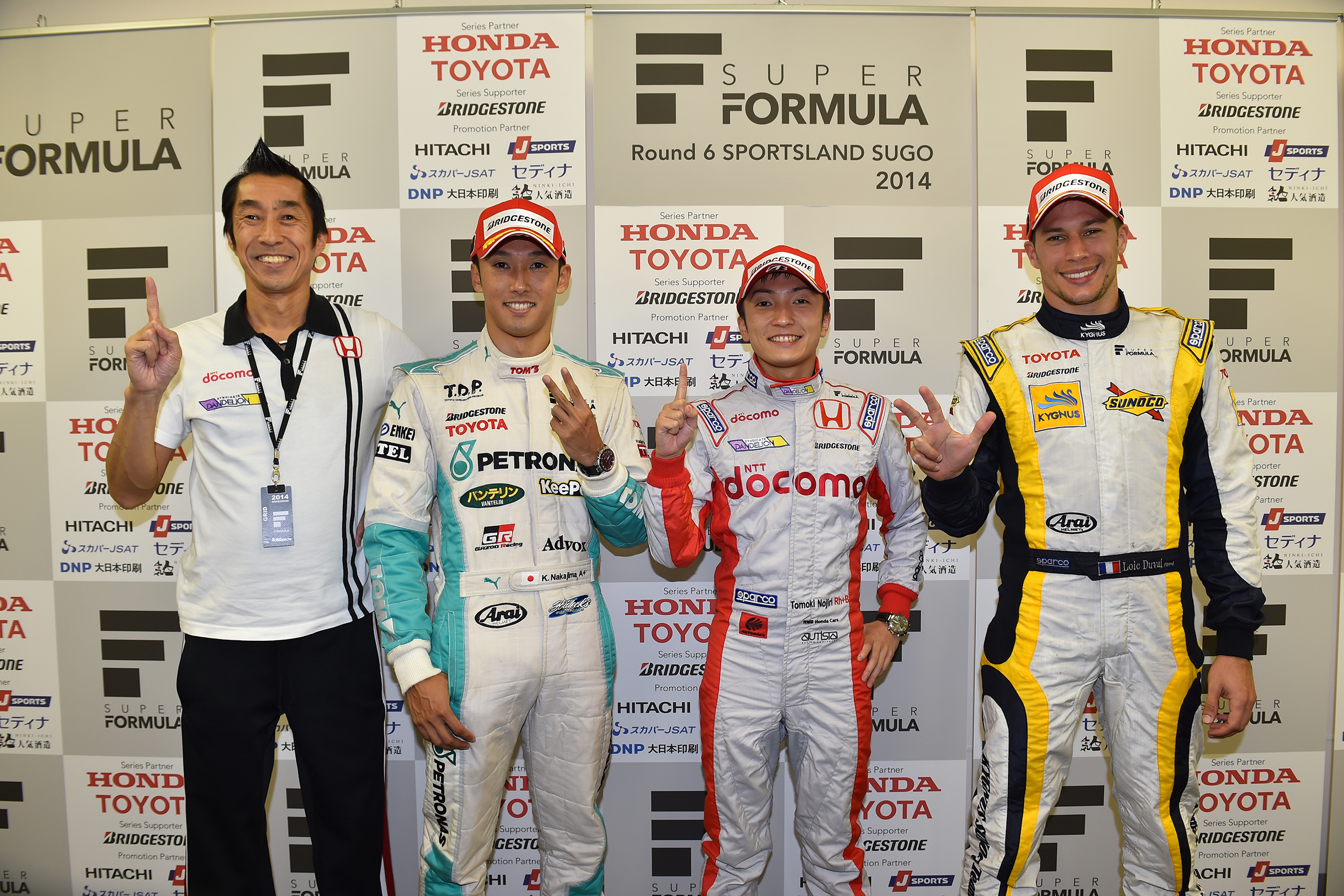 Super Formula Sugo 2014 Top 3