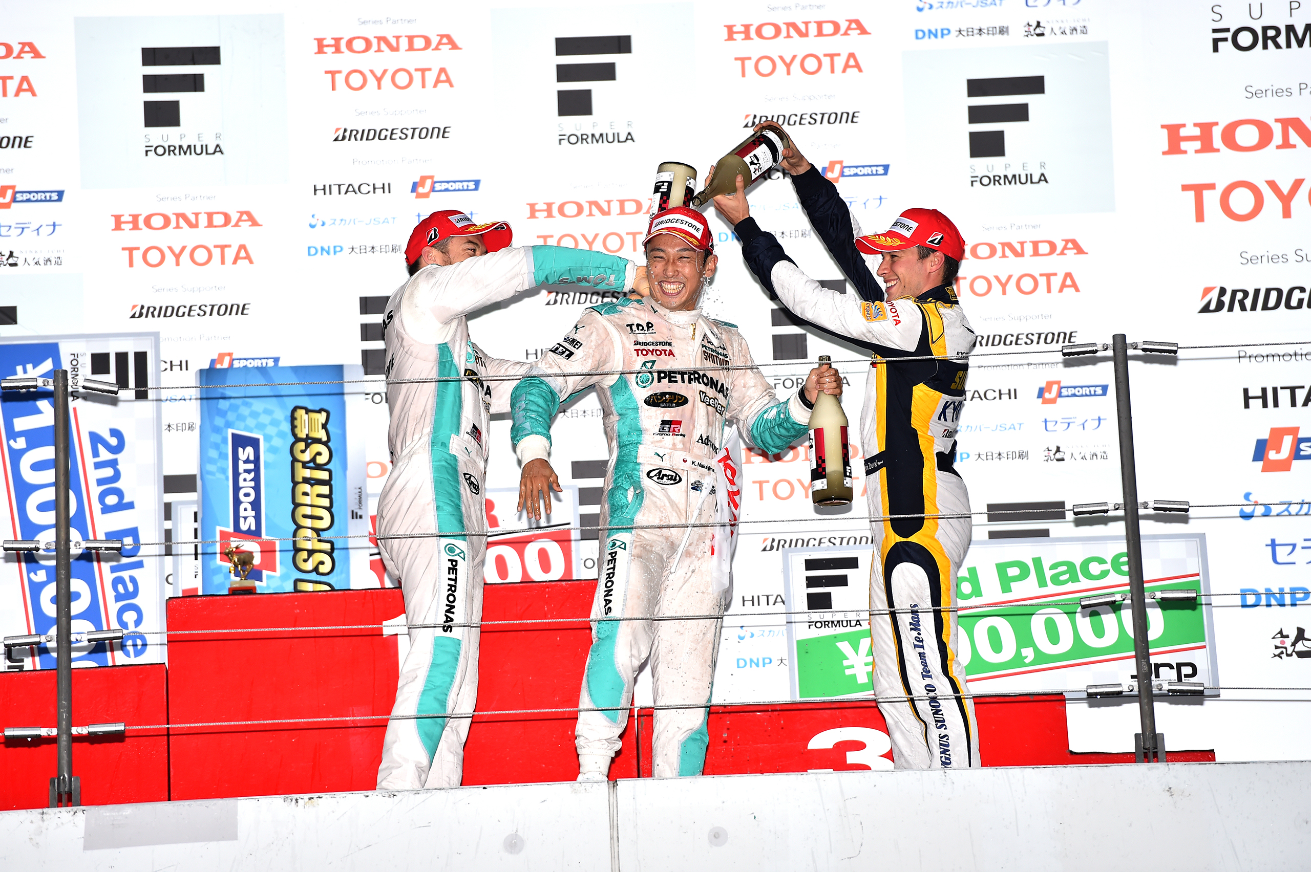 Super Formula Suzuka 2014 Race 2 Podium 2
