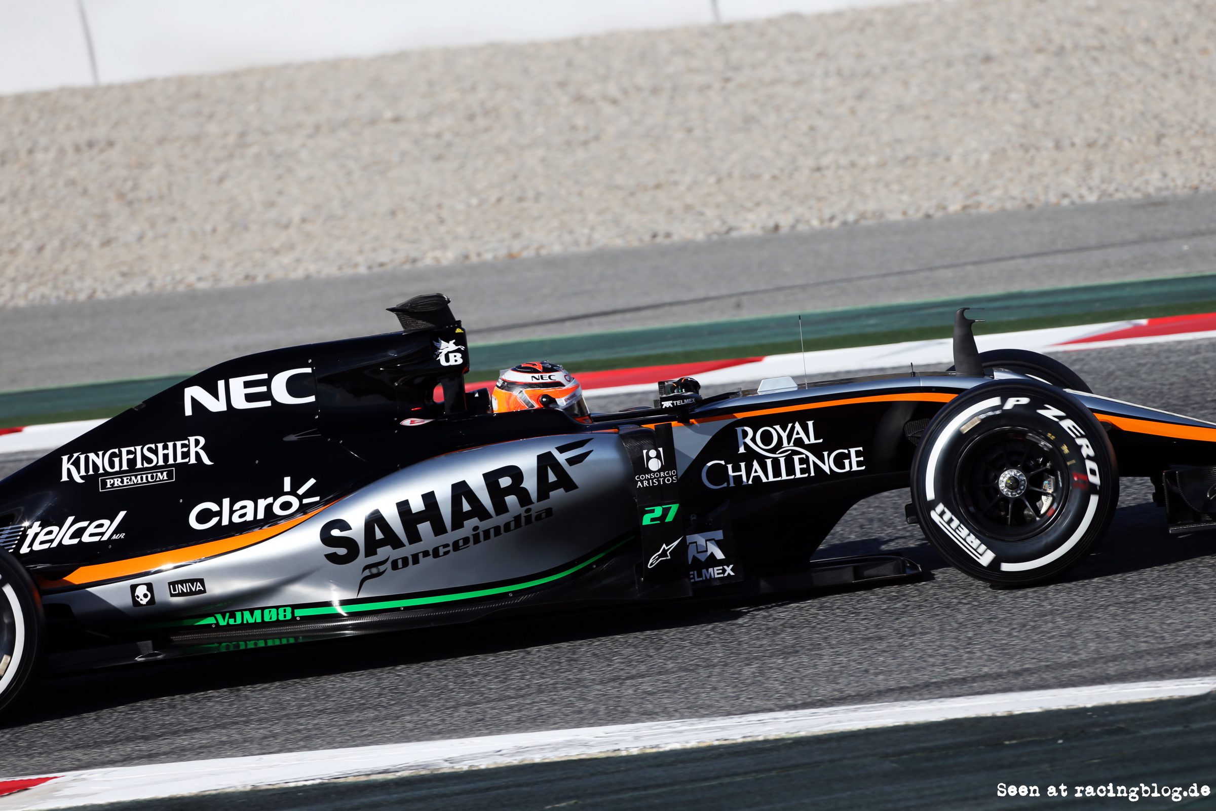 Motor Racing – Formula One Testing – Test Three – Day 2 – Barcelona, Spain Force India F1 VJM08