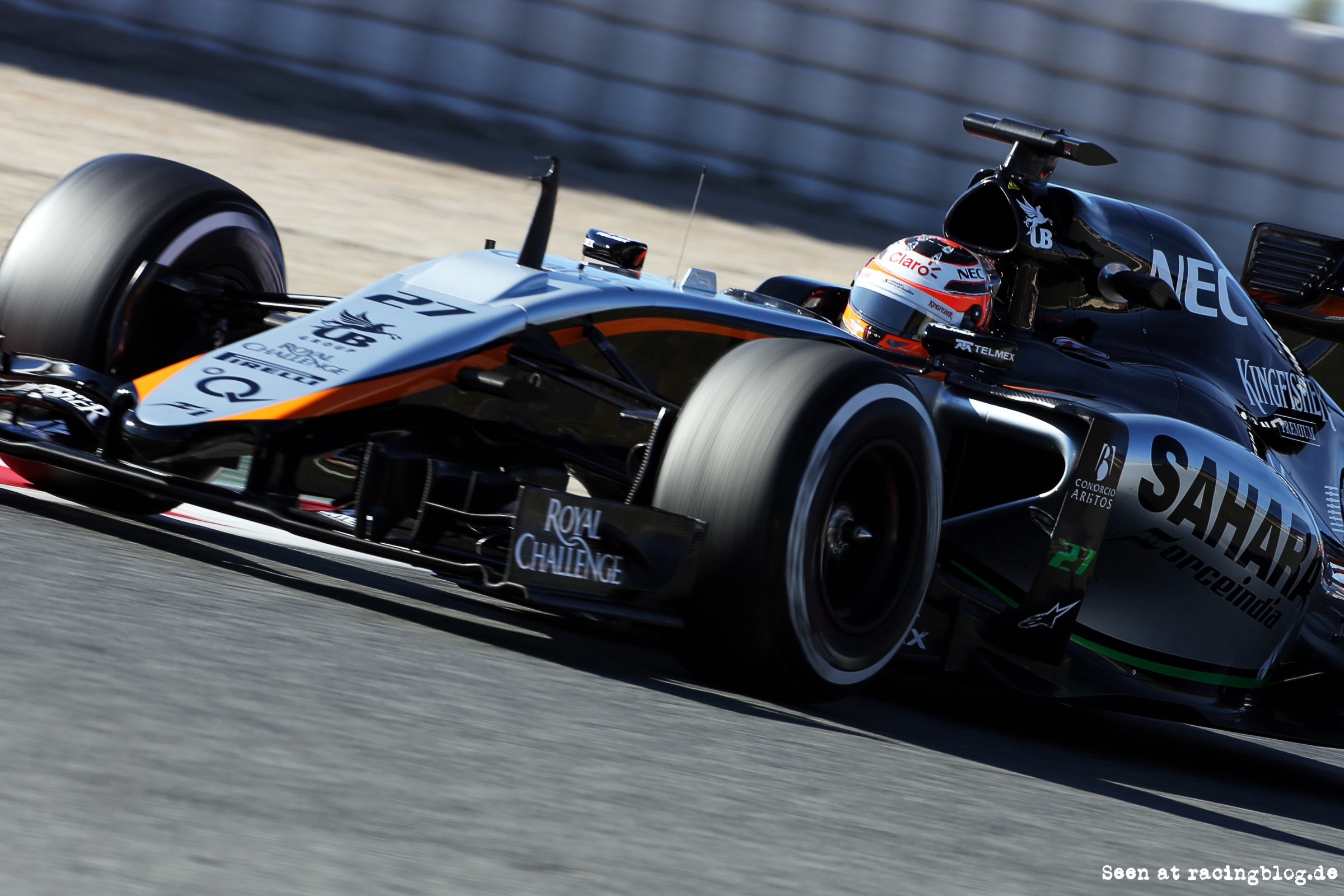 Motor Racing – Formula One Testing – Test Three – Day 3 – Barcelona, Spain Force India F1 VJM08
