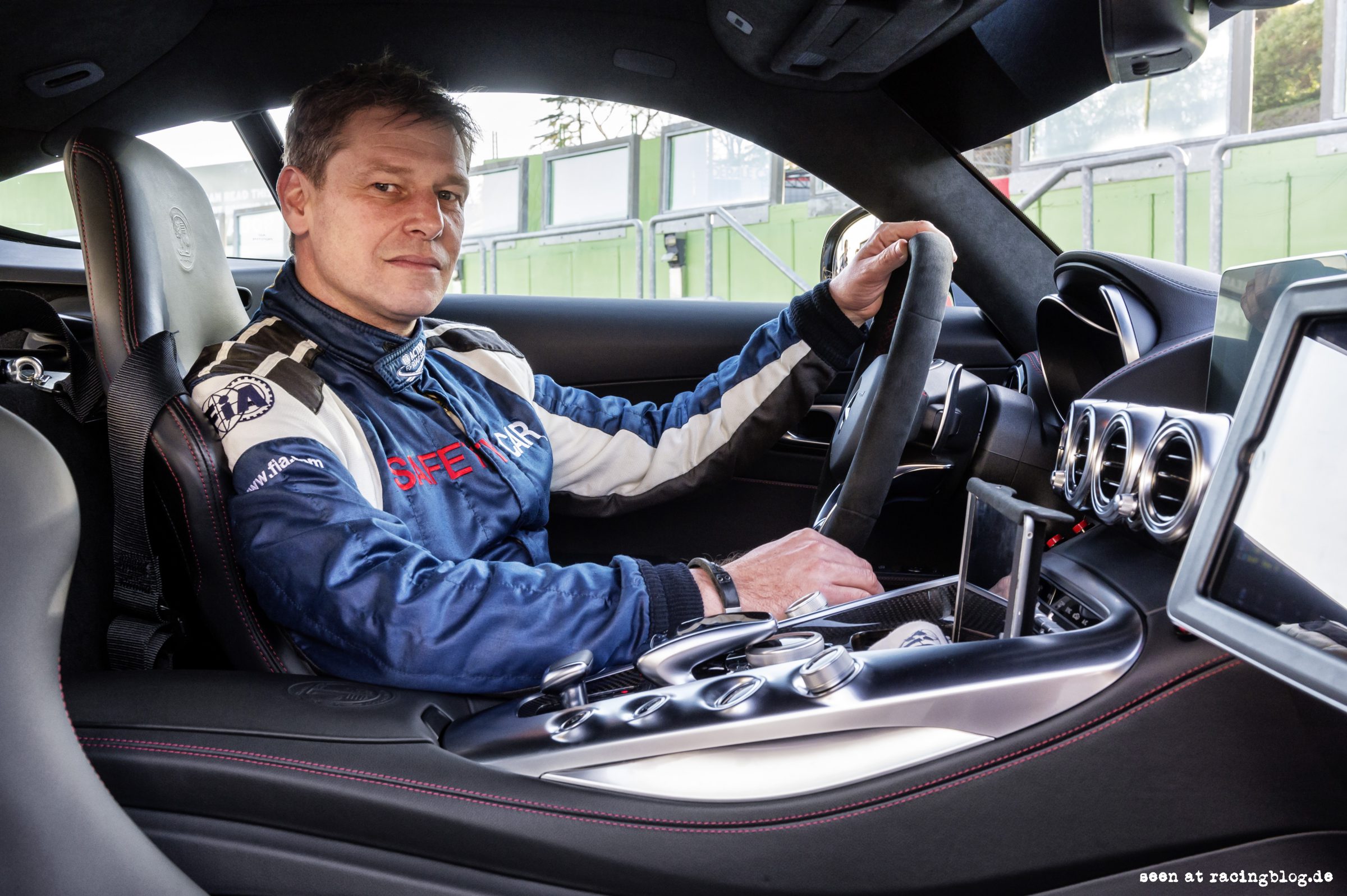 Bernd Mayländer, seit 2000 Fahrer des Official Safety Car der F Bernd Mayländer AMG GT