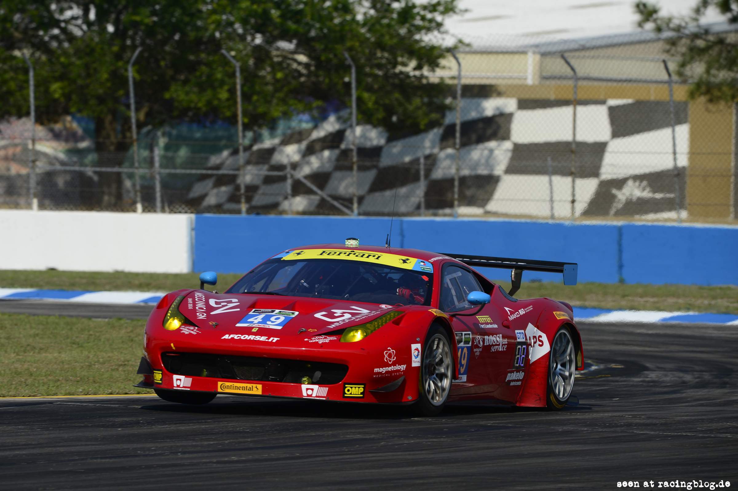 2015 TUDOR United Sportscar Championship Sebring 12 Hours Ferrari F458 GTD