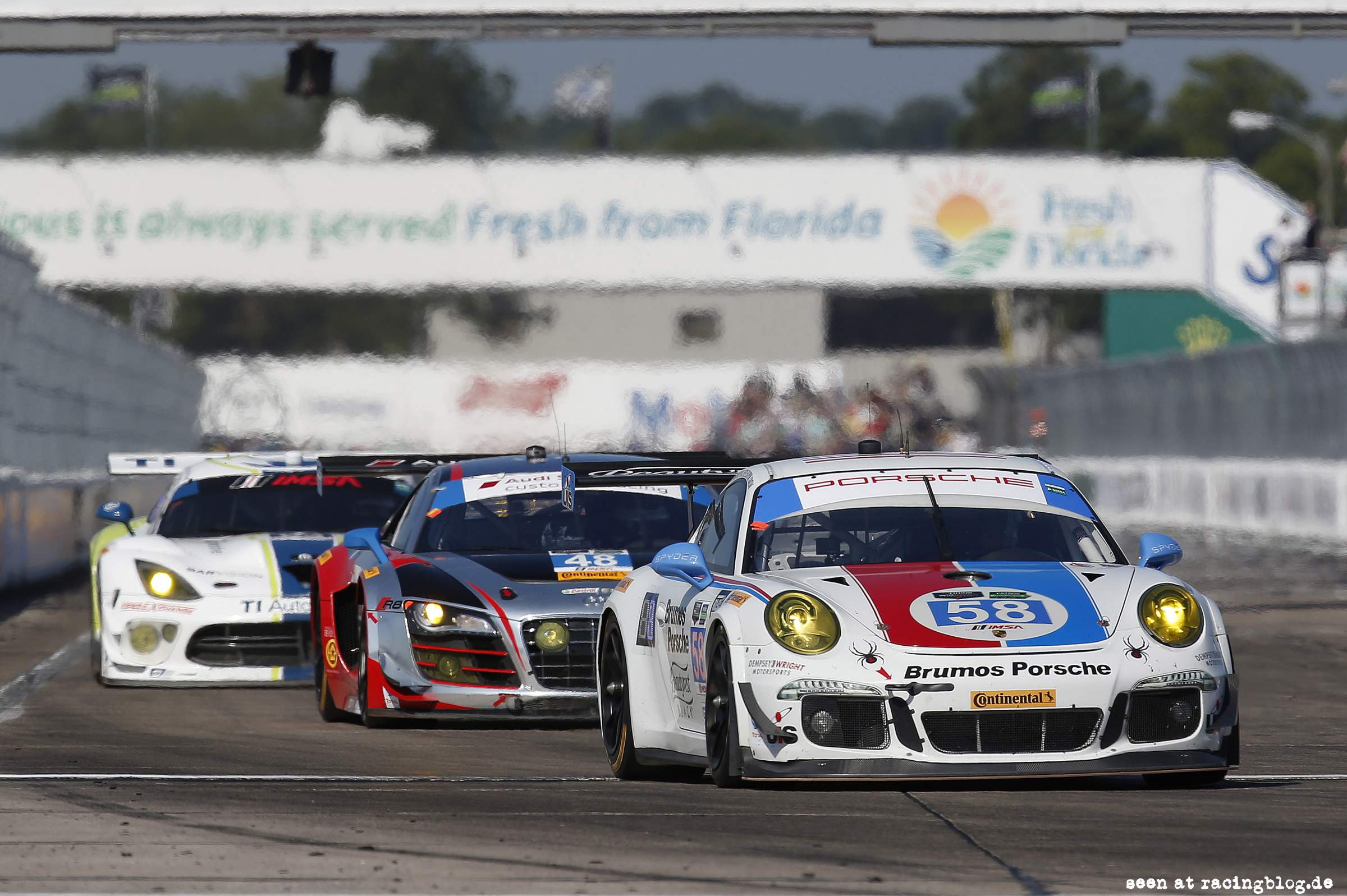 2015 TUDOR United SportsCar Championship Sebring 12 Hours Brumos Porsche 911 GTD